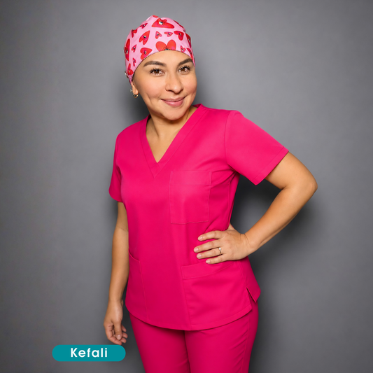 Kefali | gorro quirúrgico ojo y corazón