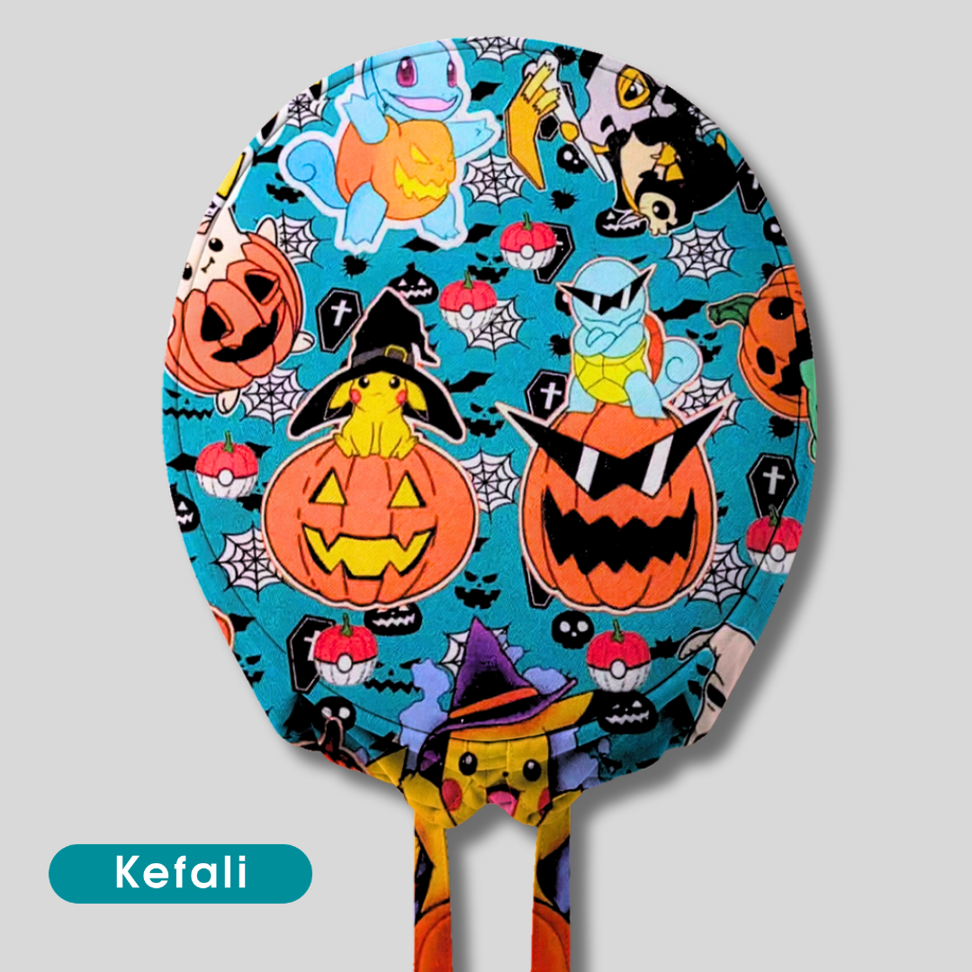 Gorro Quirúrgico Monstruos Anime Halloween