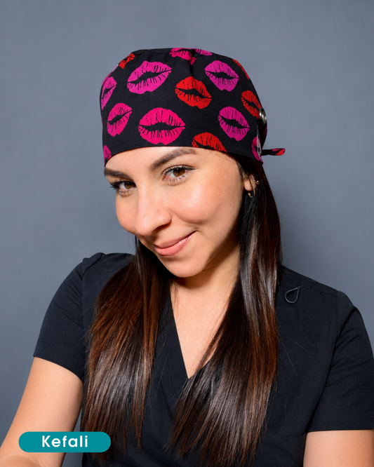 Kefali | gorro quirúrgico besos