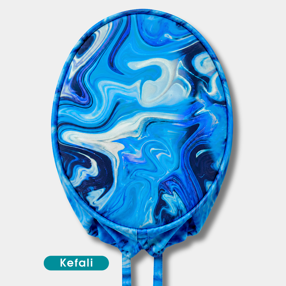 Kefali | gorro quirúrgico líquidos azul