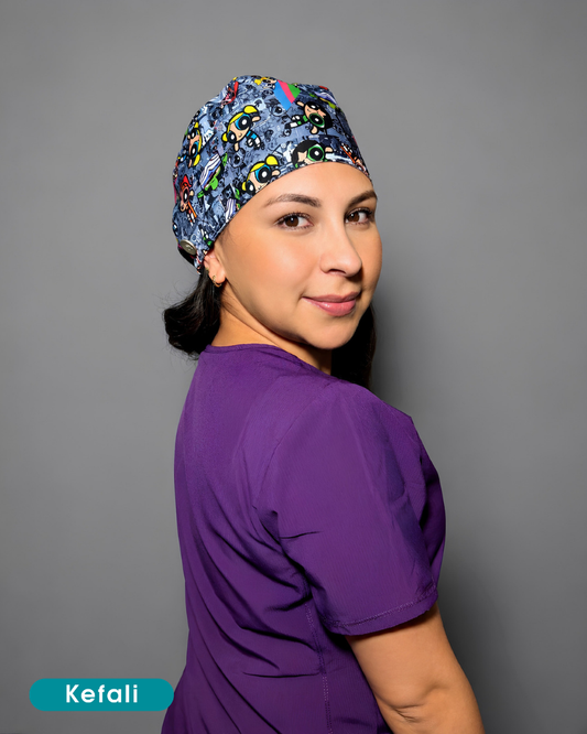 Kefali | gorro quirúrgico chicas poderosas villano