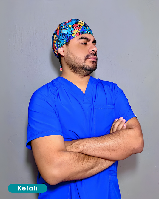 Kefali | gorro quirúrgico superhéroes iconos