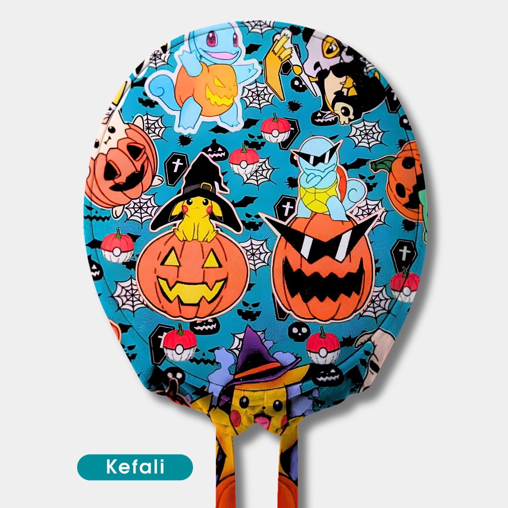 Kefali | gorro quirúrgico monstruos anime halloween