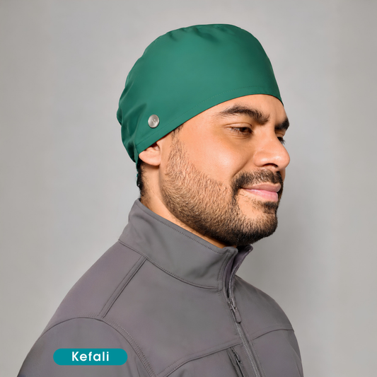 Kefali | gorro quirúrgico verde