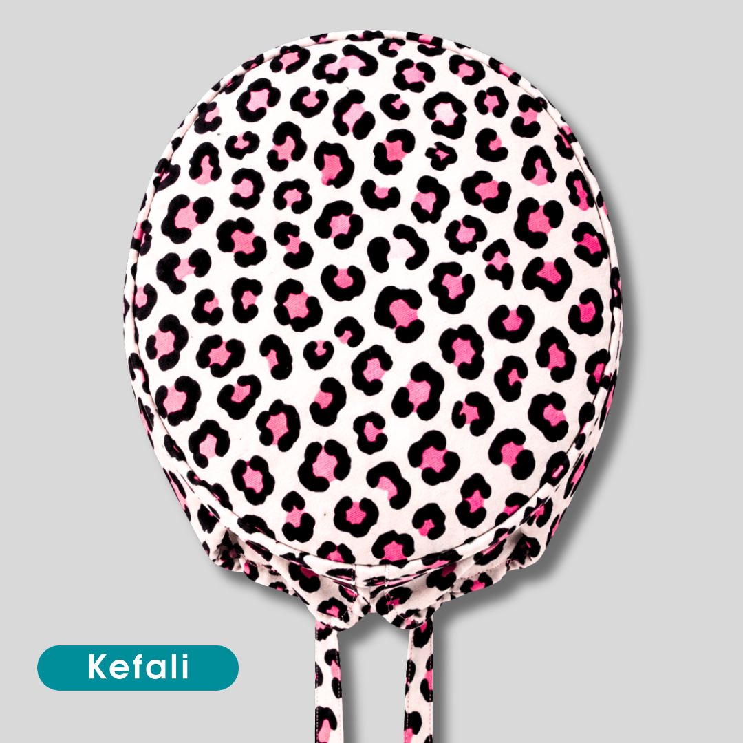 Gorro Quirúrgico Rosa Leopardo