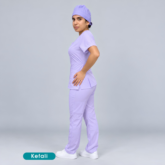 Kefali Soma Kore | pijama quirúrgico lila