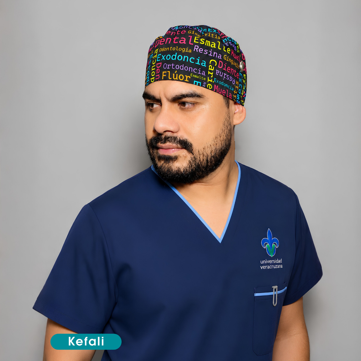 Kefali Soma | pijama quirúrgica UV TSU protesista dental (incluye bordado)