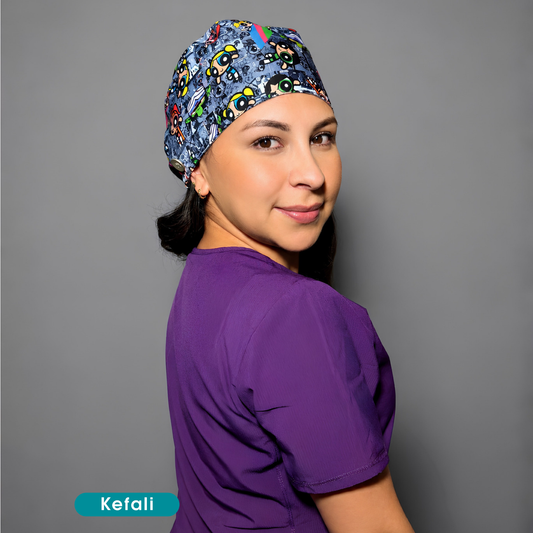 Kefali | gorro quirúrgico chicas poderosas villano