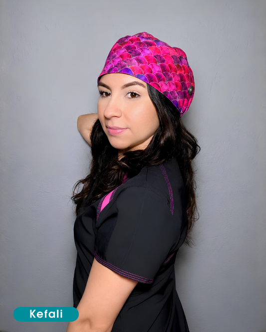 Kefali | gorro quirúrgico escamas