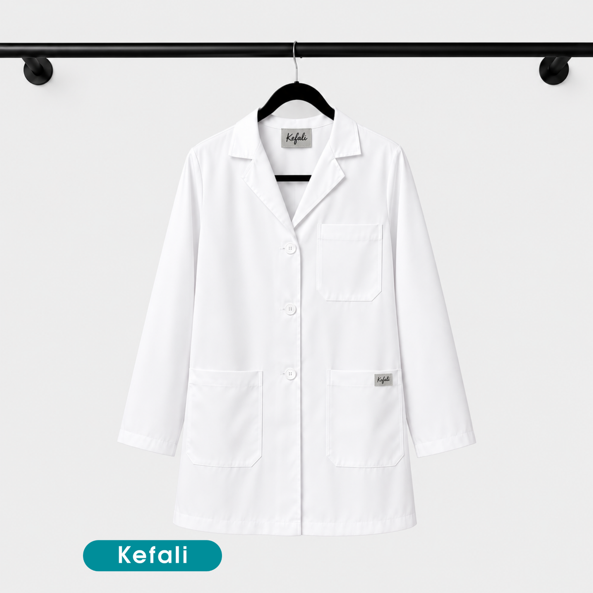 Kefali bata de laboratorio | algodón