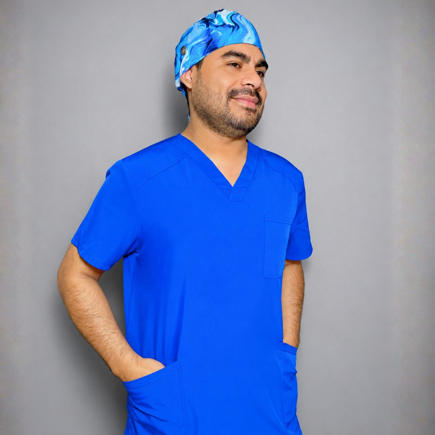 Gorro Quirúrgico Líquidos Azul