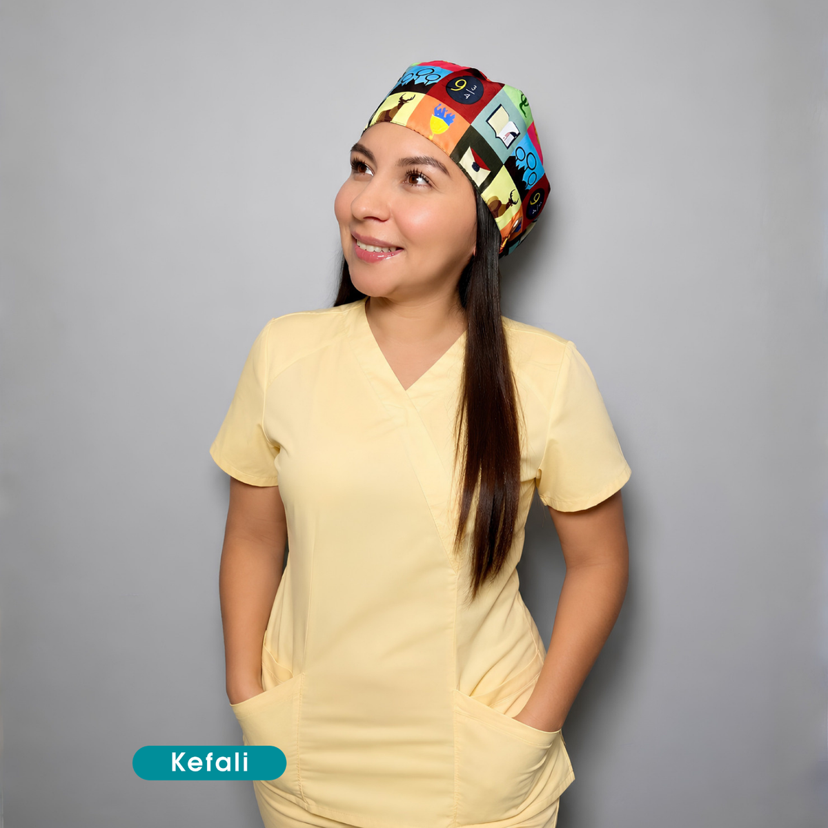 Kefali | gorro quirúrgico escuela de magia figuras