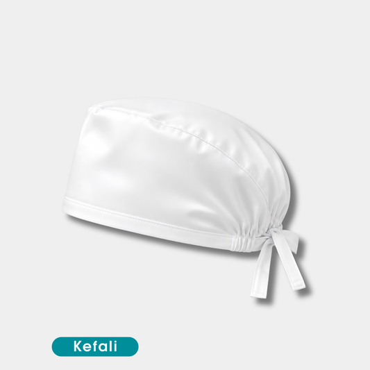 Kefali bata quirúrgica | blanco + gorro básico