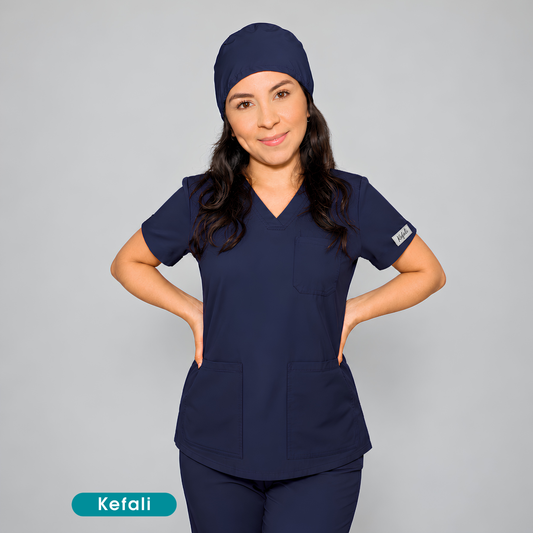 Kefali | gorro quirúrgico azul marino