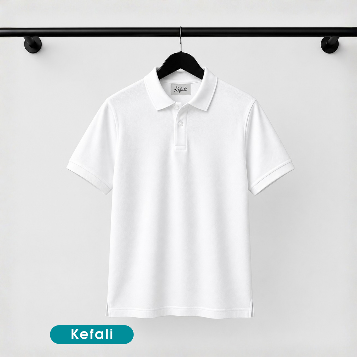 Kefali camisa polo | blanco