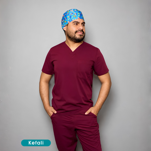 Kefali Soma | pijama quirúrgica vino