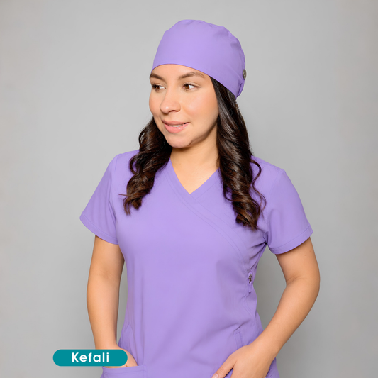 Kefali | gorro quirúrgico lila