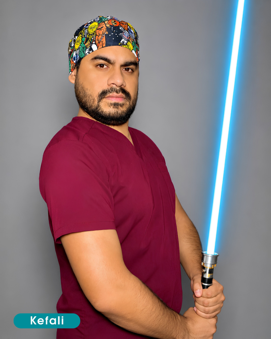 Kefali | gorro quirúrgico guerra de las galaxias animado