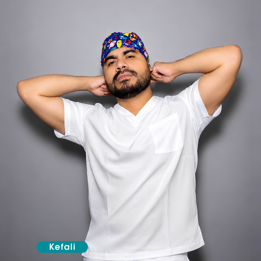 Kefali Soma | pijama quirúrgica blanco