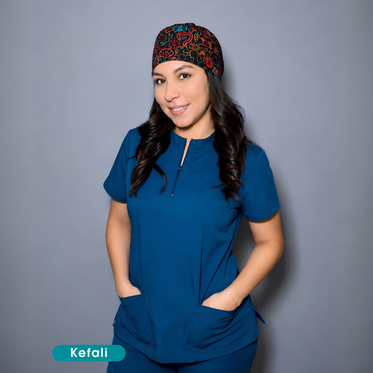 Kefali | gorro quirúrgico órganos neón