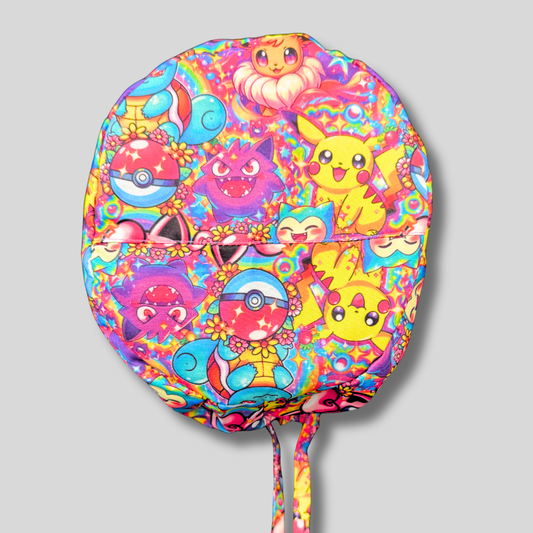 Gorro Quirúrgico Pokemon Rosa
