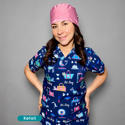 Kefali | gorro quirúrgico palo de rosa