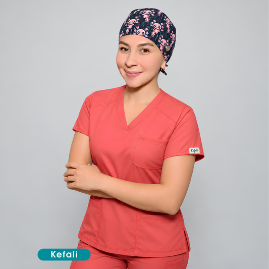 Kefali | gorro quirúrgico pequeño ajolote