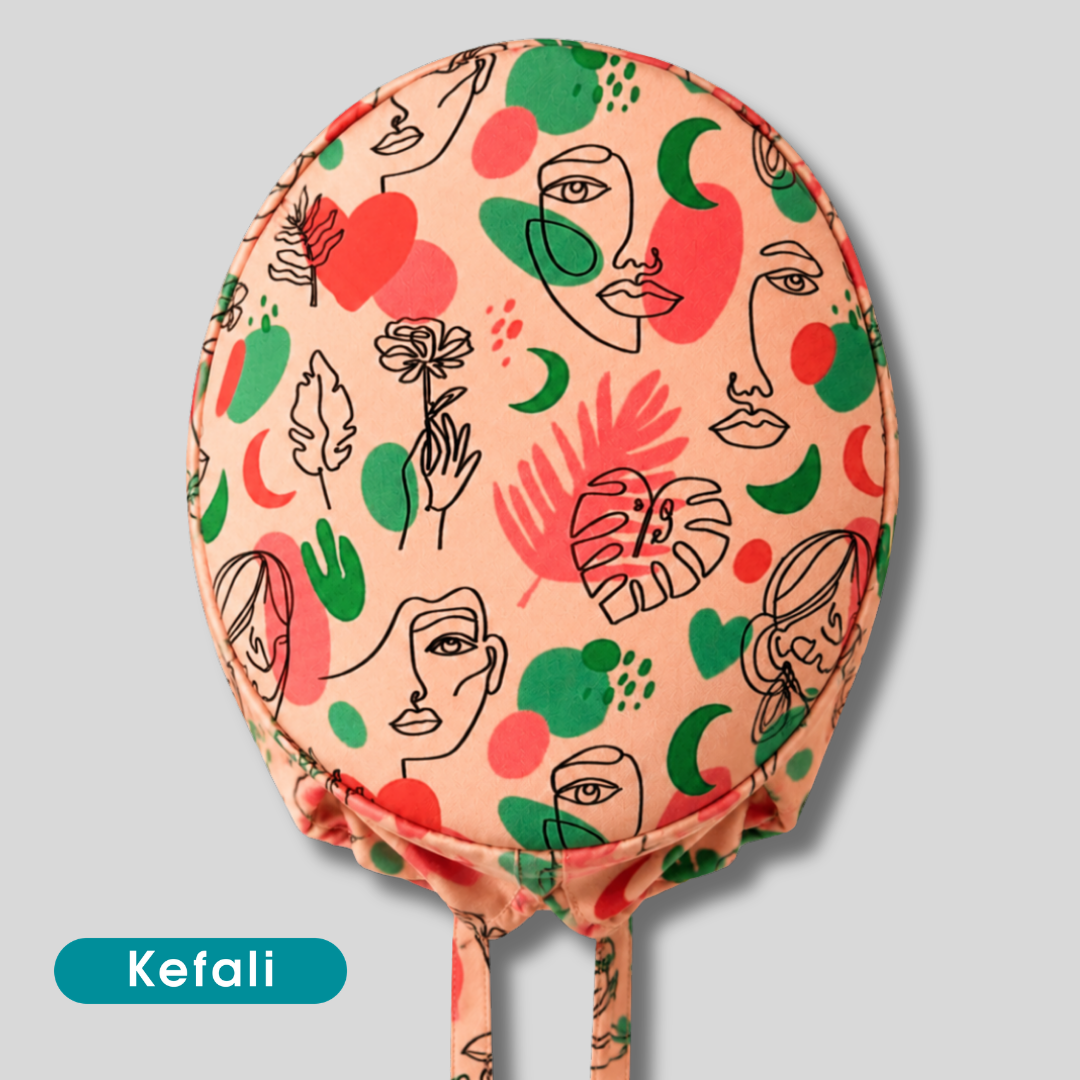 Gorro Quirúrgico Mujer Arte de Líneas