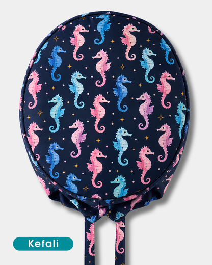 Kefali | gorro quirúrgico caballitos de mar
