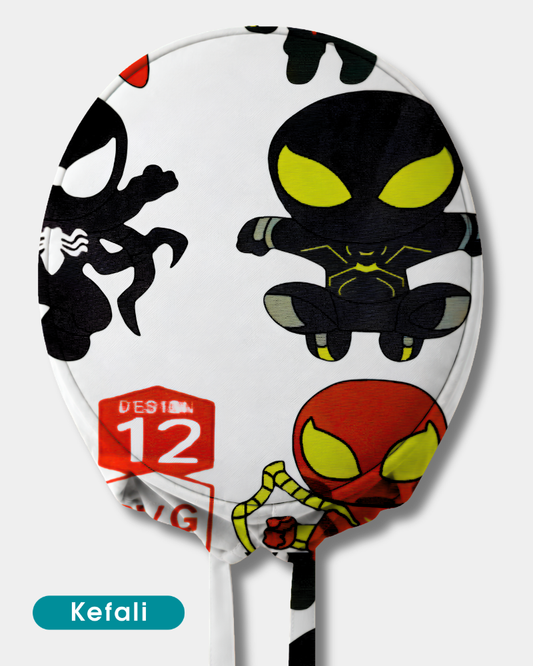 Kefali | gorro quirúrgico multiverso araña