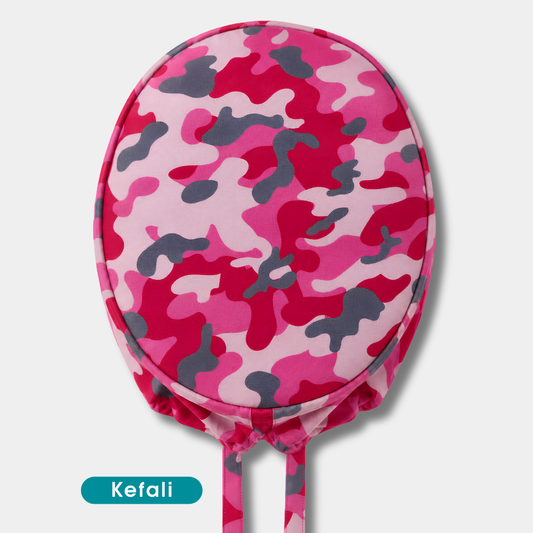 Kefali | gorro quirúrgico manchas rosa