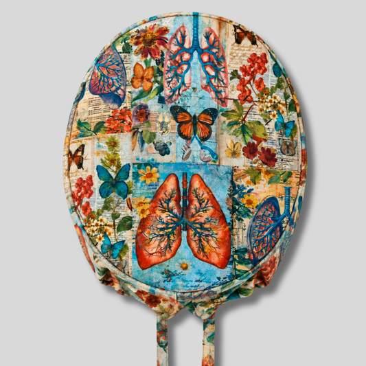 Gorro Quirúrgico Pulmones Mariposa