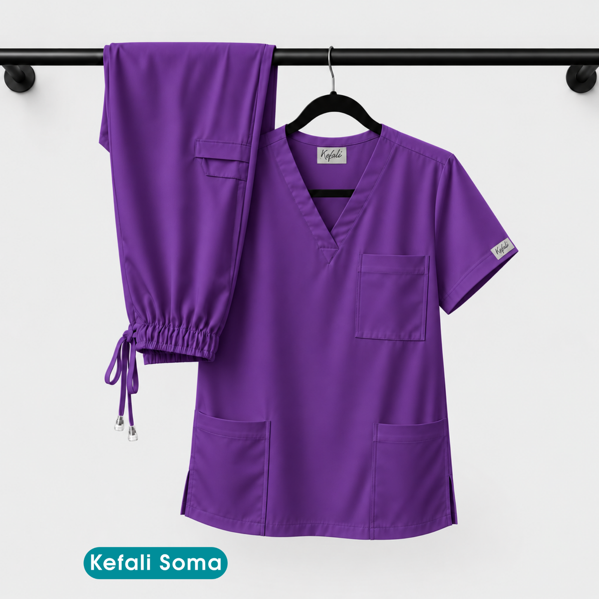 Kefali Soma | pijama quirúrgica morado