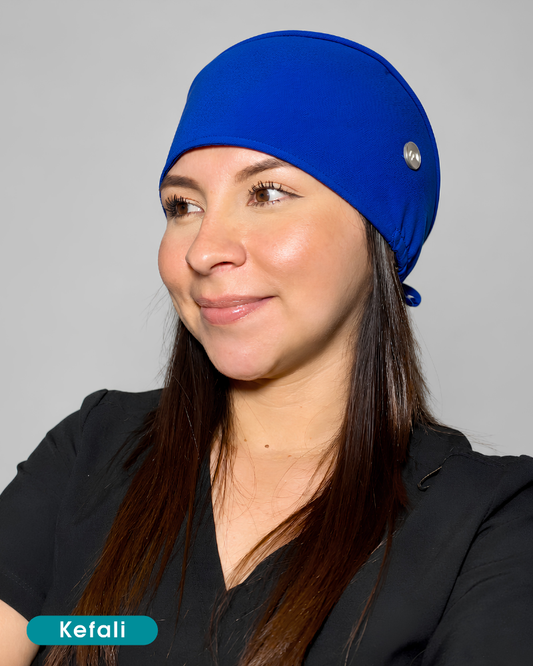 Kefali | gorro quirúrgico azul rey