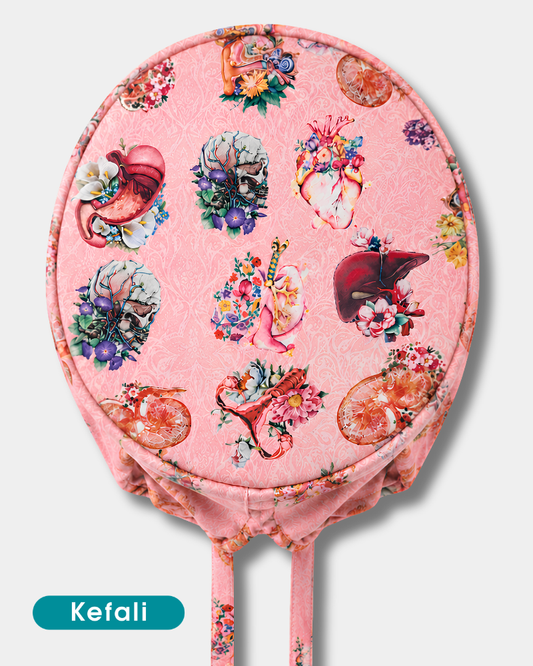 Kefali | gorro quirúrgico órganos flores