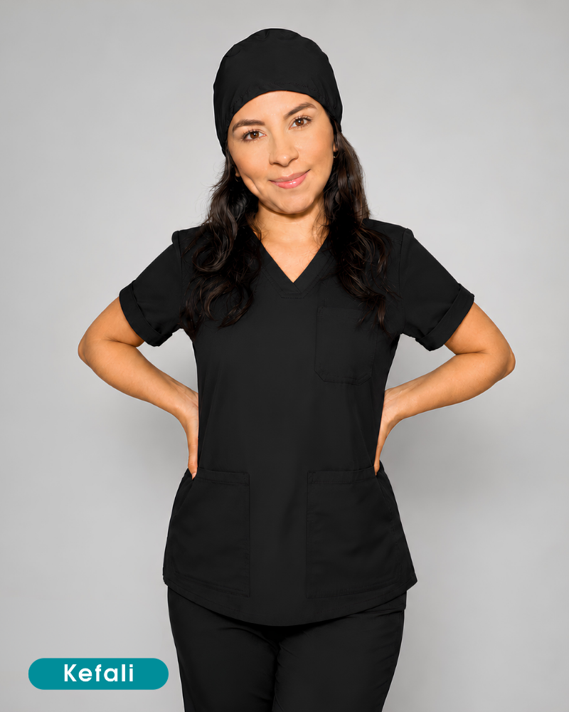Kefali | gorro quirúrgico negro