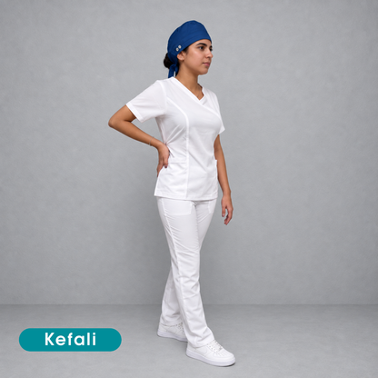 Kefali Soma Kore | pijama quirúrgica blanco