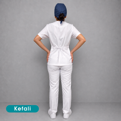 Kefali Soma Kore | pijama quirúrgica blanco
