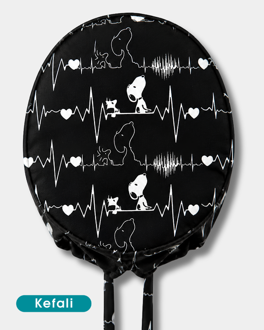 Kefali | gorro quirúrgico perrito frecuencia cardiaca