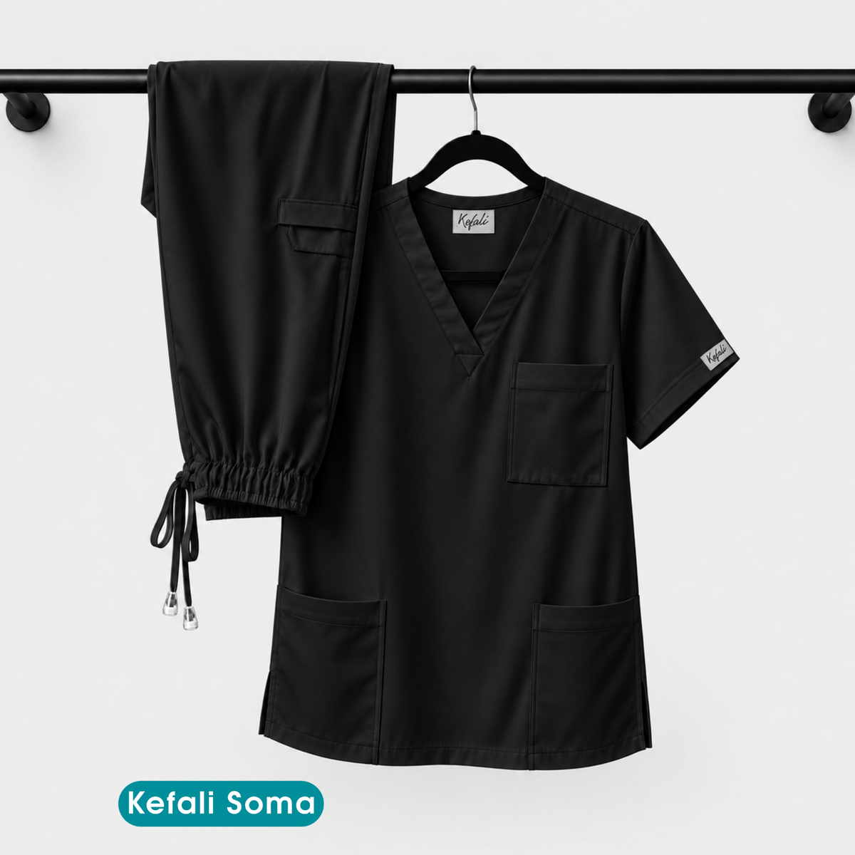 Kefali Soma | pijama quirúrgica negro