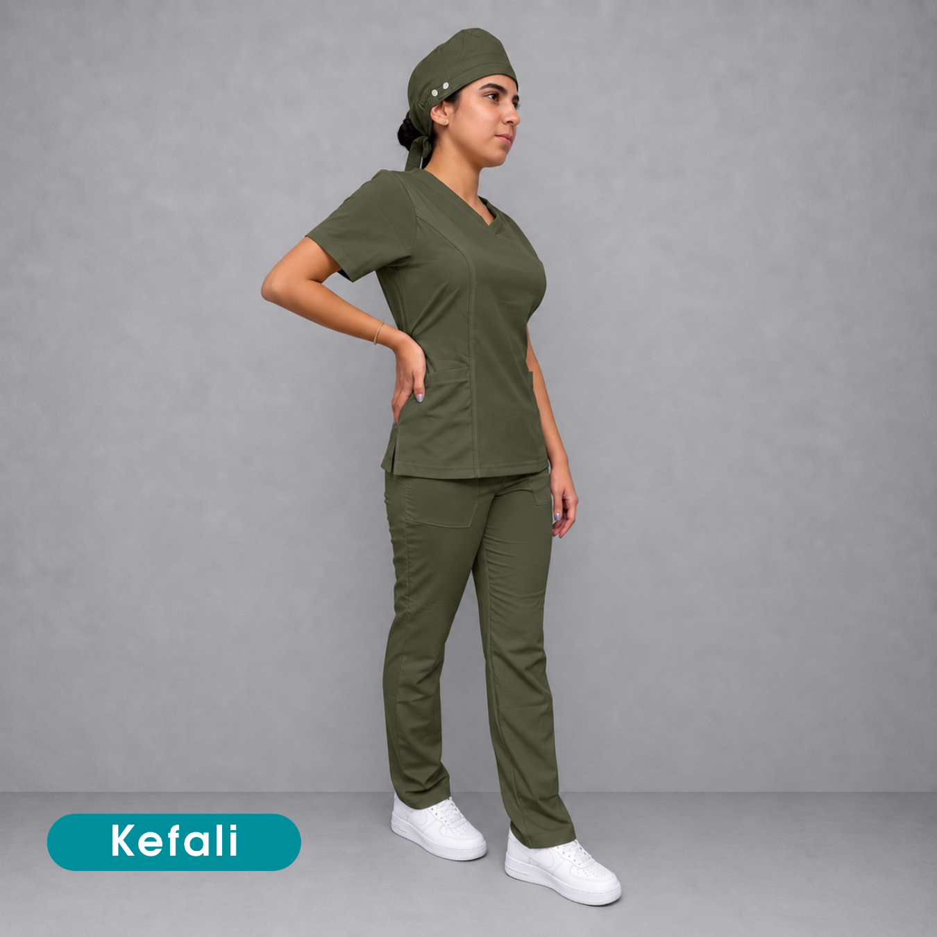 Kefali Soma Kore | pijama quirúrgica olivo