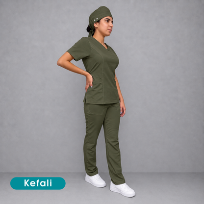Kefali Soma Kore | pijama quirúrgica olivo
