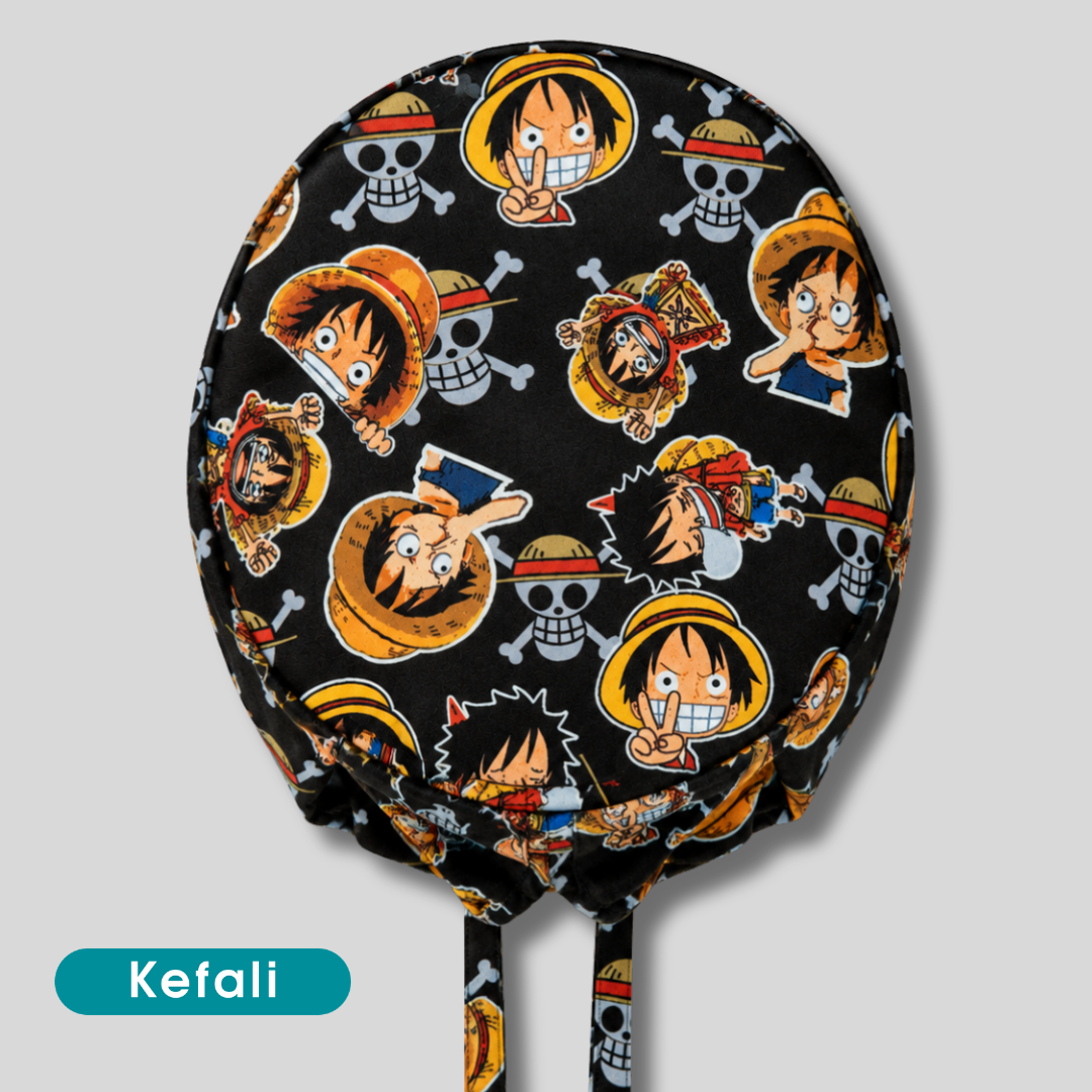 Gorro Quirúrgico Piratas Anime