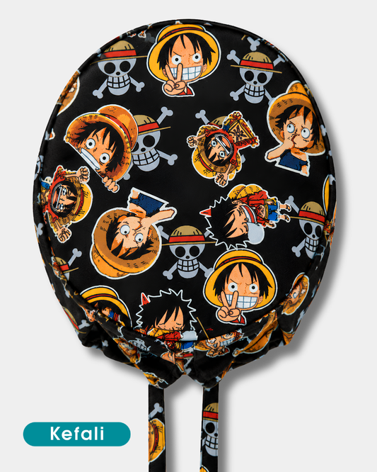 Kefali | gorro quirúrgico piratas anime