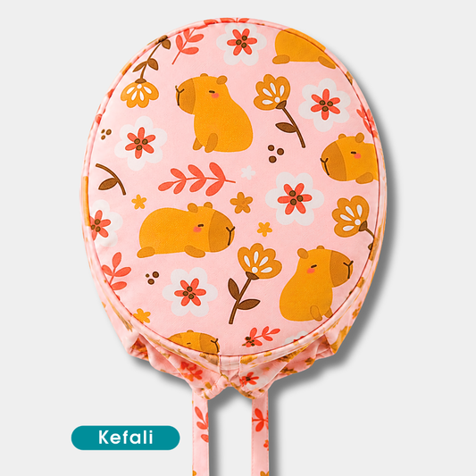 Kefali | gorro quirúrgico capibara con flores