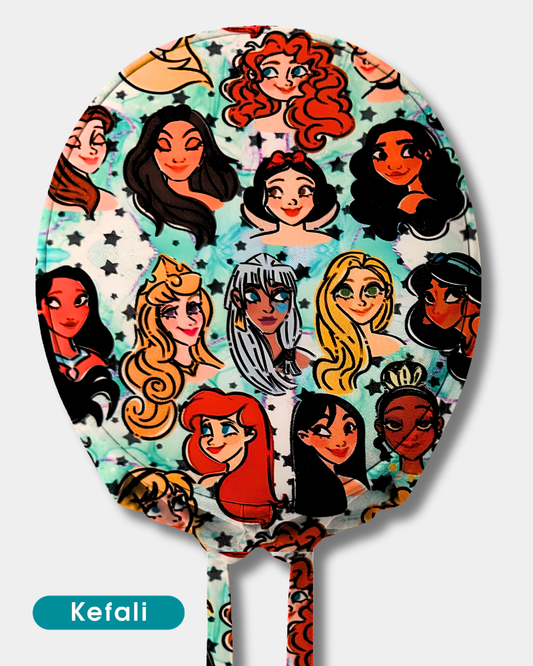 Kefali | gorro quirúrgico princesas