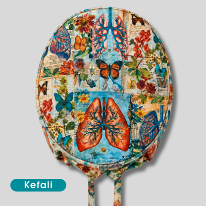 Gorro Quirúrgico Pulmones Mariposa