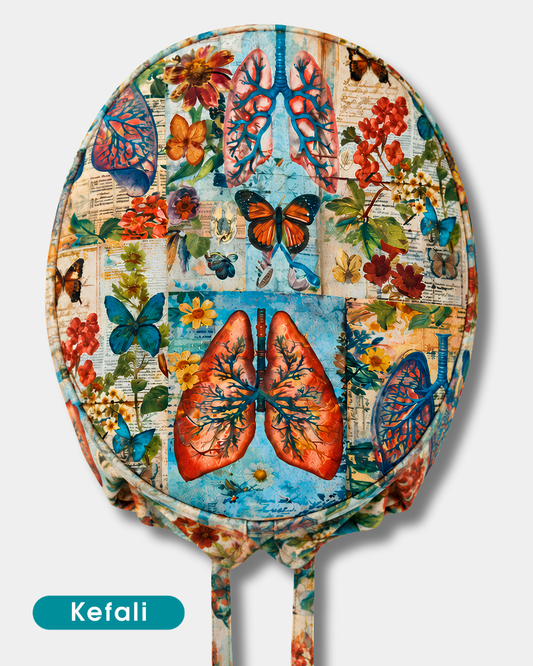Kefali | gorro quirúrgico pulmones mariposa