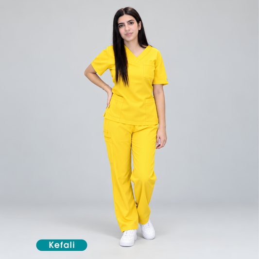 Kefali Soma | pijama quirúrgica amarillo