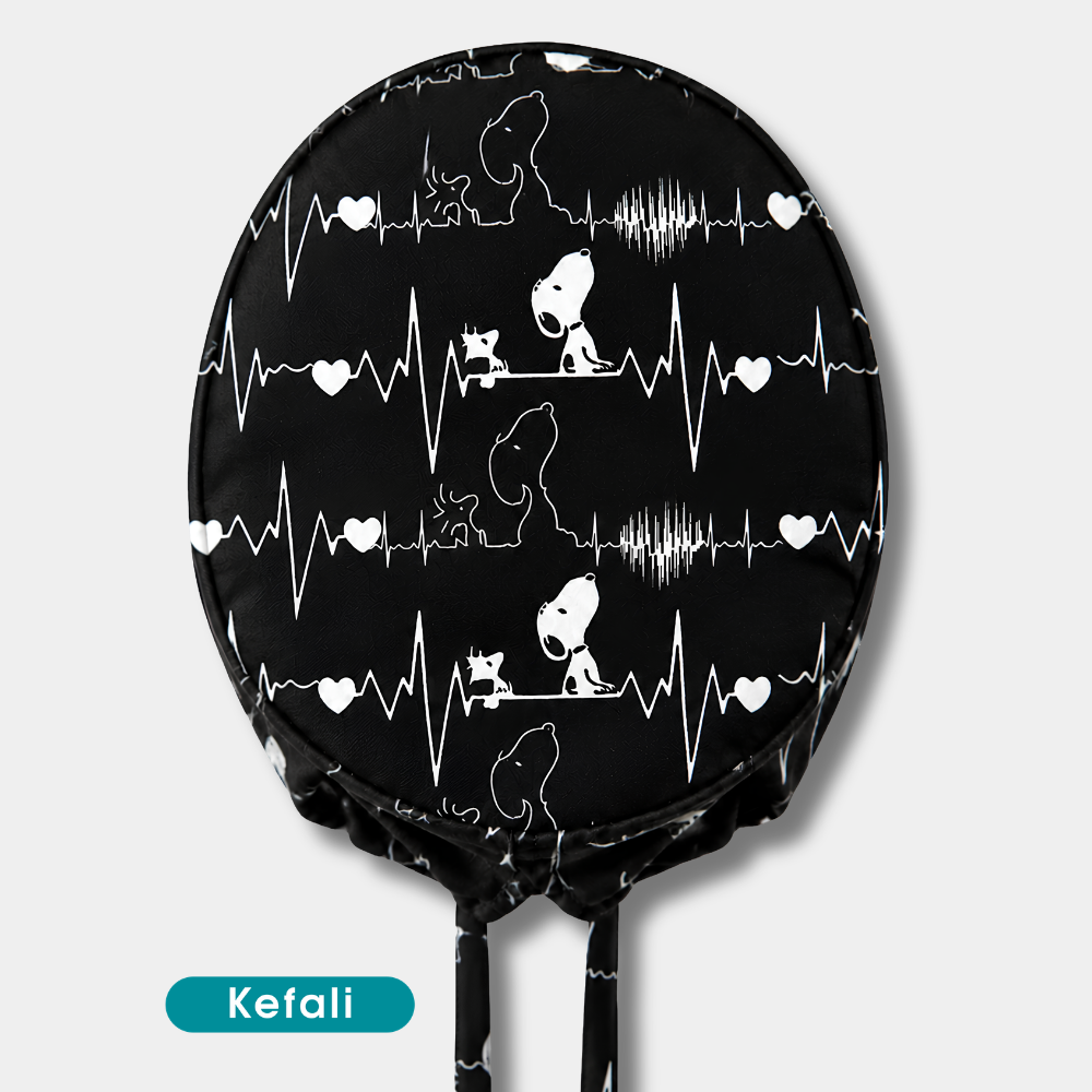 Kefali | gorro quirúrgico perrito frecuencia cardiaca